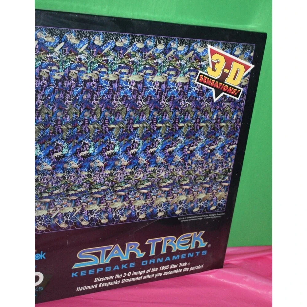 Springbok By Hallmark 3-D Vintage Star Trek Ornaments 500 Piece Puzzle Sealed